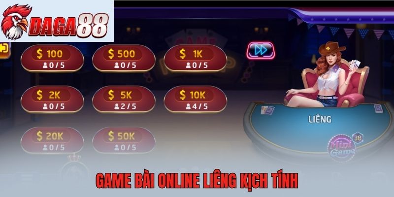 Game bài online Liêng kịch tính