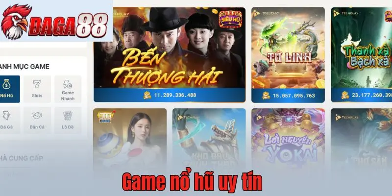 Game nổ hũ uy tín