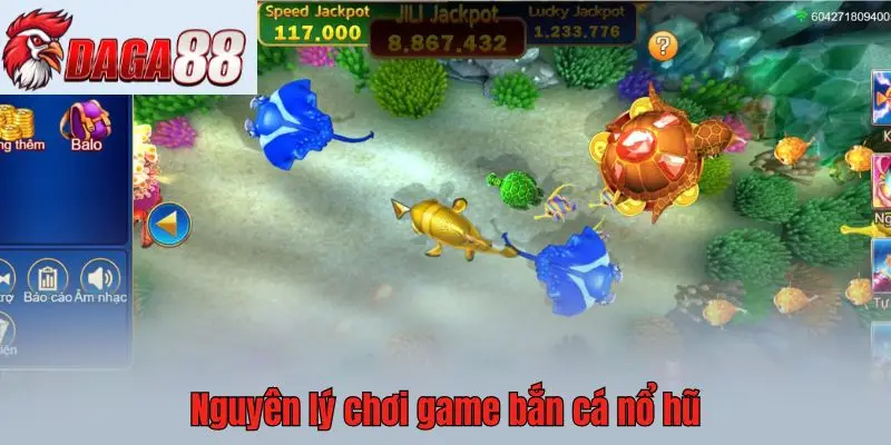 Nguyên lý chơi game bắn cá nổ hũ đơn giản