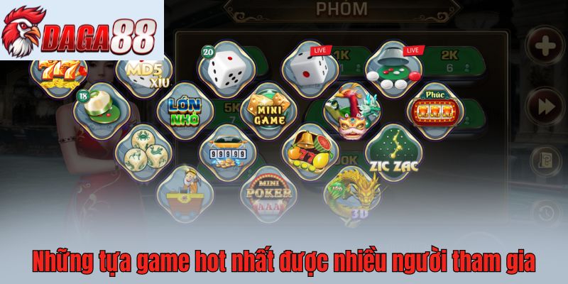 Những tựa game hot nhất được nhiều người tham gia