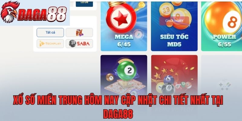 Xổ số miền Trung hôm nay